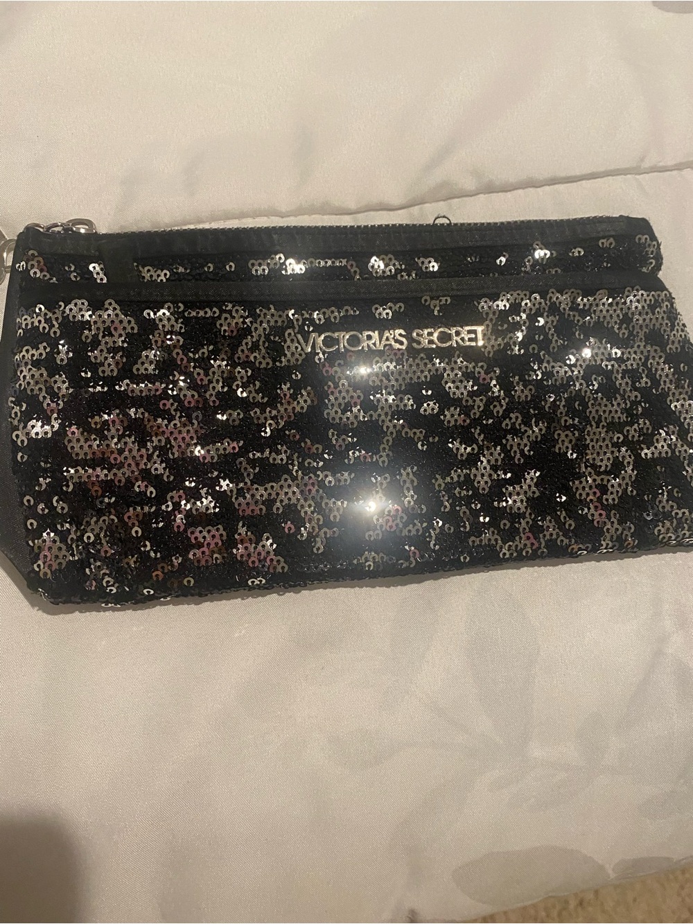 Victoria Secret Clutch with 2 zippers